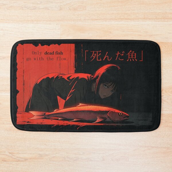 Item preview, Only dead fish go with the flow. designed and sold by 1989Ve&Co.