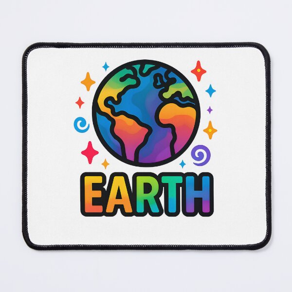 Item preview, Psychedelic Earth – Vibrant Cosmic Planet Art 2 designed and sold by sifo2024.
