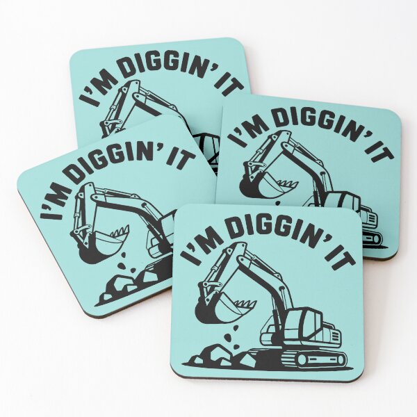 Item preview, Excavator - I'm Diggin' It designed and sold by theartfulaspie.