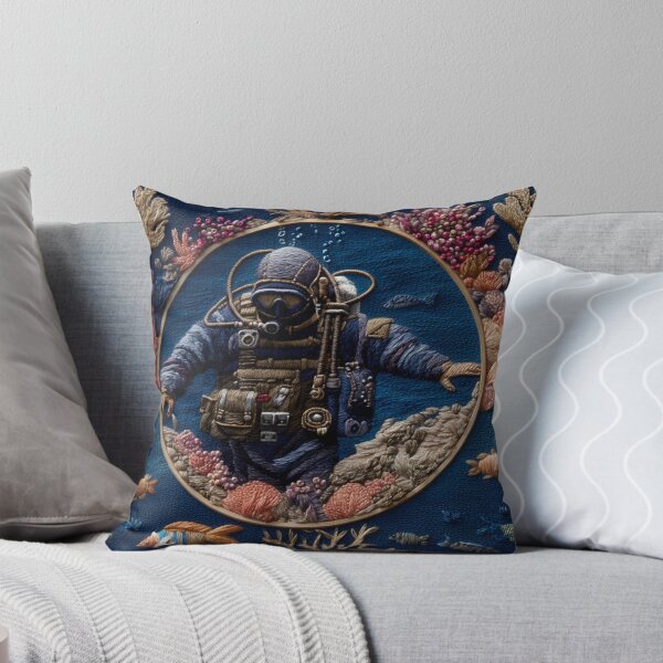 Item preview, Navy Seal Diver in Coral Garden designed and sold by Nicholas Panek.