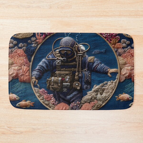 Item preview, Navy Seal Diver in Coral Garden designed and sold by Nicholas Panek.