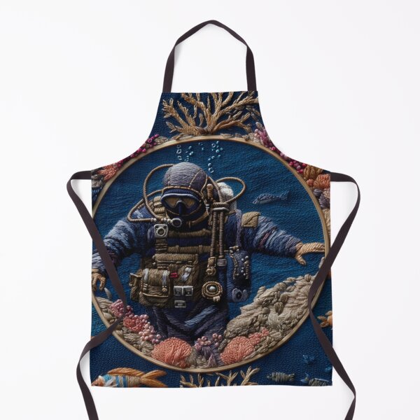 Item preview, Navy Seal Diver in Coral Garden designed and sold by Nicholas Panek.