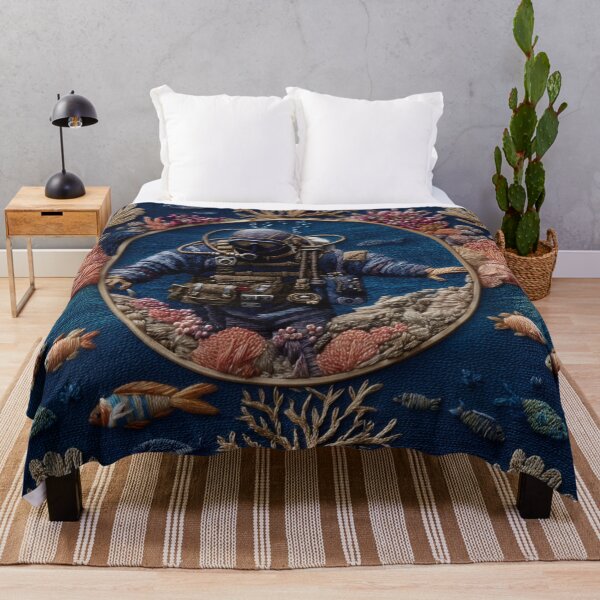 Item preview, Navy Seal Diver in Coral Garden designed and sold by Nicholas Panek.