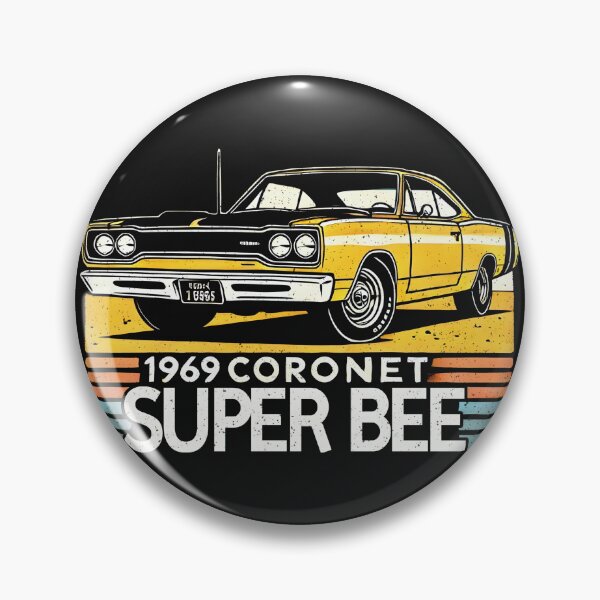 Item preview, 1969 Coronet Super Bee Muscle Car designed and sold by CreepyCornerArt.