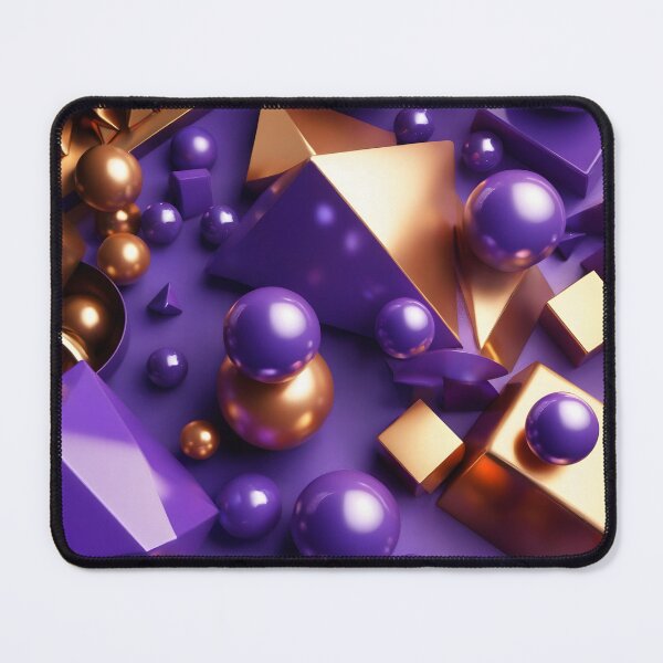 Item preview, Aurelian Purity: A Dynamic Geometric Symphony designed and sold by HeartfulBloom.