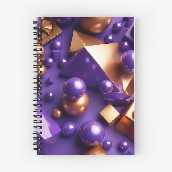 Item preview, Aurelian Purity: A Dynamic Geometric Symphony designed and sold by HeartfulBloom.