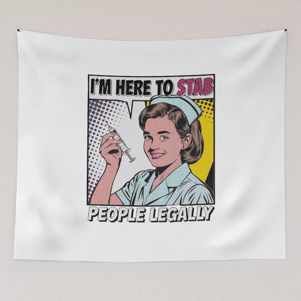 Item preview, Nurse, medical, healthcare, parody, funnyfits70, Humor, Funny, retro, vintage, funny quotes, animal humor, designed and sold by FunnyFits70.