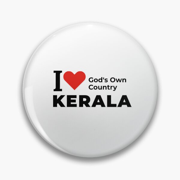 Item preview, I Love Kerala Sticker | God's Own Country India Travel Souvenir designed and sold by saan-creatives.
