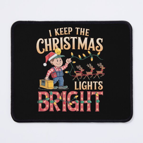 Item preview, I Keep The Christmas Lights Bright designed and sold by Buntrockstore.