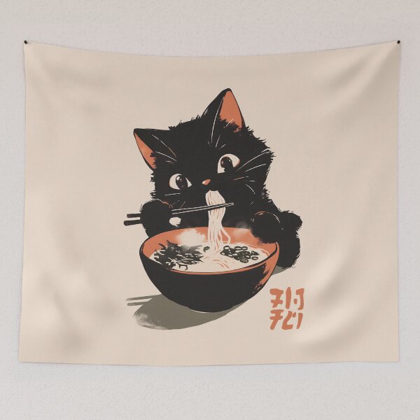 Item preview, Neko Ramen designed and sold by mustbewhy.