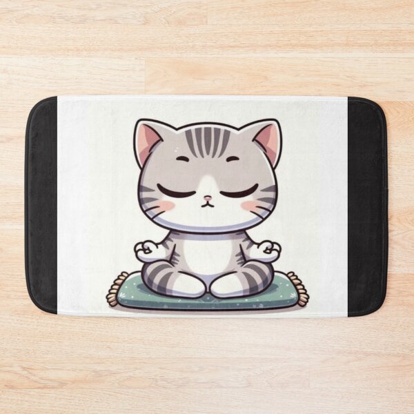 Item preview, cat drawing doing yoga  designed and sold by NivyasArtistry.