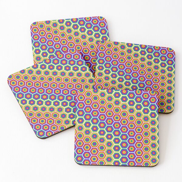 Item preview, Rainbow Hexagons designed and sold by Lindsey Popejoy.