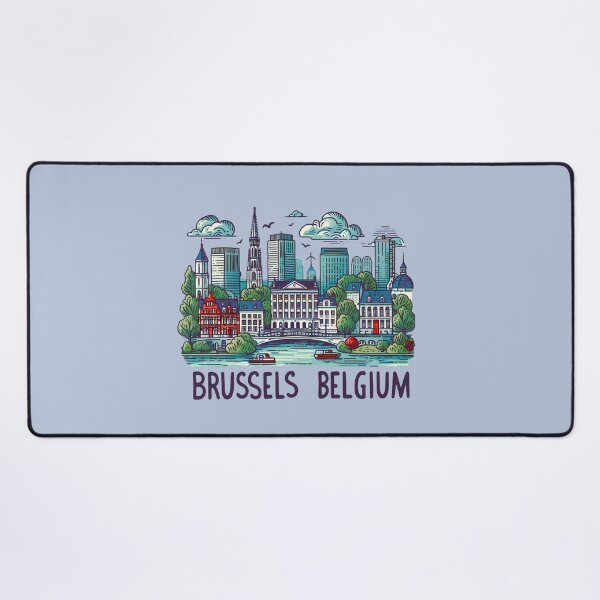 Item preview, Brussels Belgium designed and sold by WanderlustCoCo.