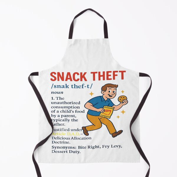 Item preview, Snack Theft: Clause D.A.D. – The Official Law of Dad Life designed and sold by Rajasekar.