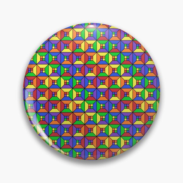 Item preview, Rainbow Squares Inside Squares designed and sold by Lindsey Popejoy.