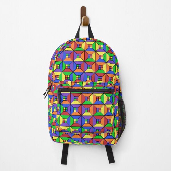 Item preview, Rainbow Squares Inside Squares designed and sold by Lindsey Popejoy.