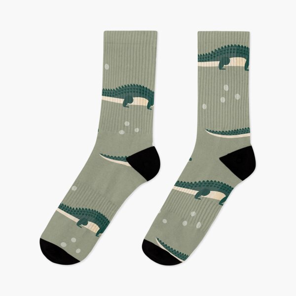 Item preview, Crocodiles on green designed and sold by reneesillus.