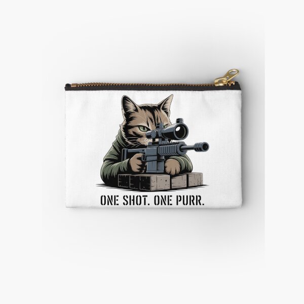 Item preview, Sniper Cat – One Shot One Purr Design designed and sold by EpicMediaShop.