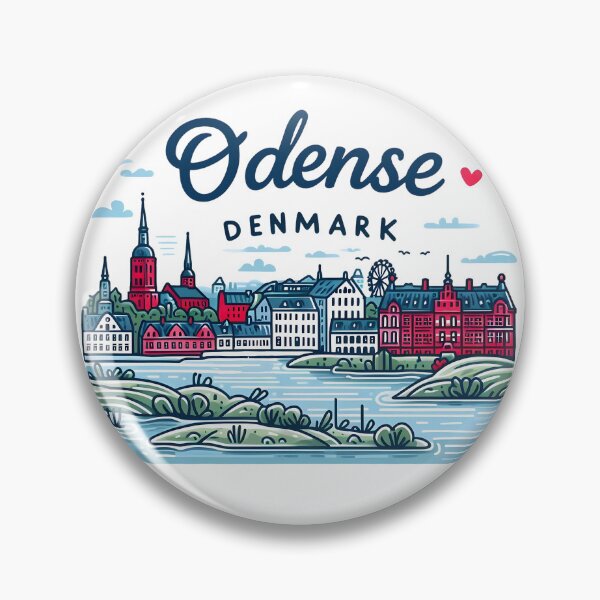 Item preview, Odense Denmark  designed and sold by WanderlustCoCo.