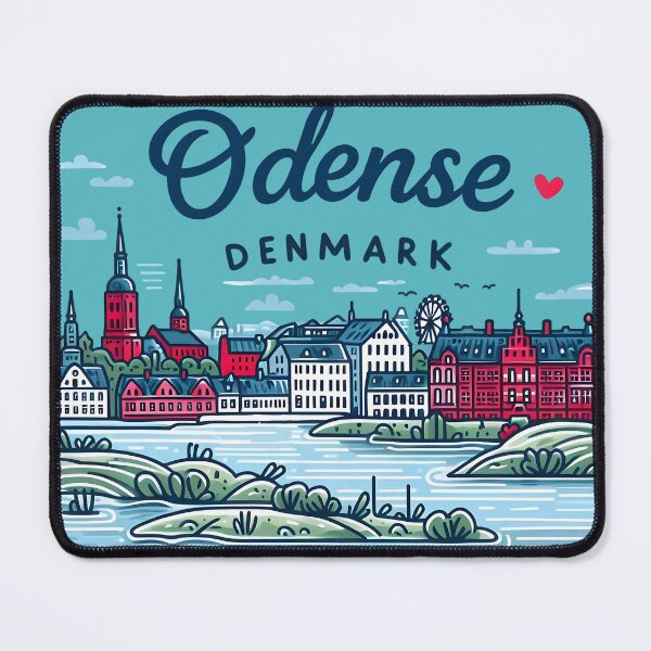 Item preview, Odense Denmark  designed and sold by WanderlustCoCo.