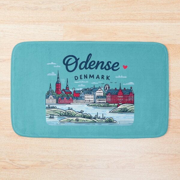 Item preview, Odense Denmark  designed and sold by WanderlustCoCo.