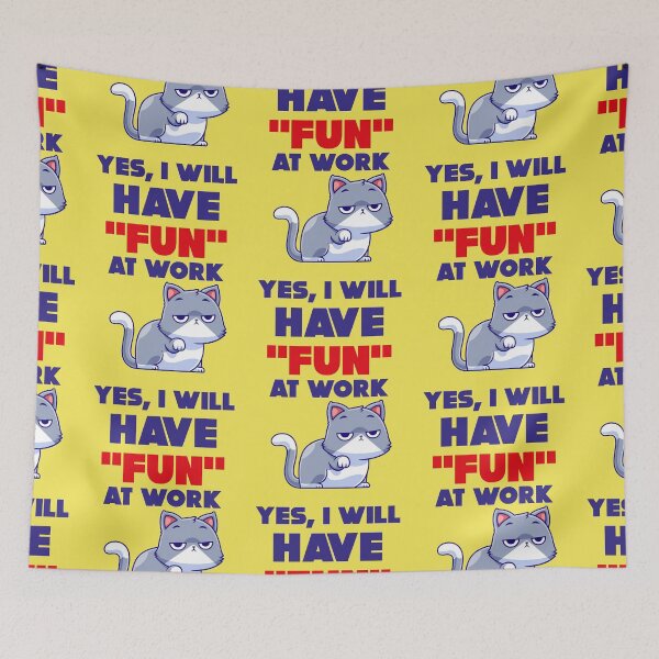 Item preview, Yes, I will have fun at work designed and sold by Mauswohn.