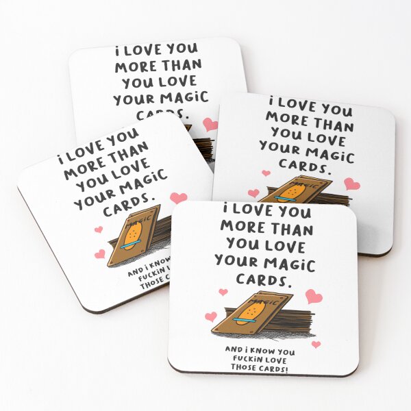 Item preview, Love you more than magic  MTG Birthday  designed and sold by deristageagadir.