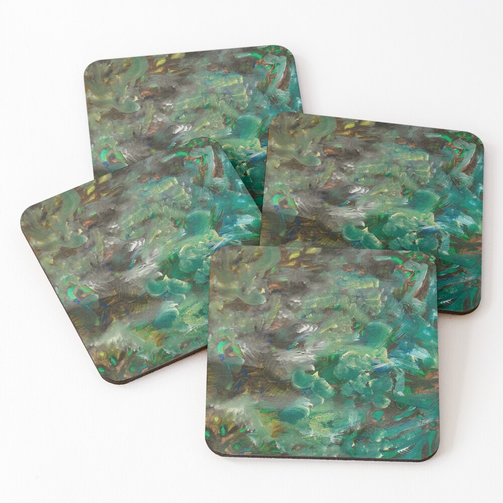 Item preview, Coasters (Set of 4) designed and sold by FireRabbitsInk.