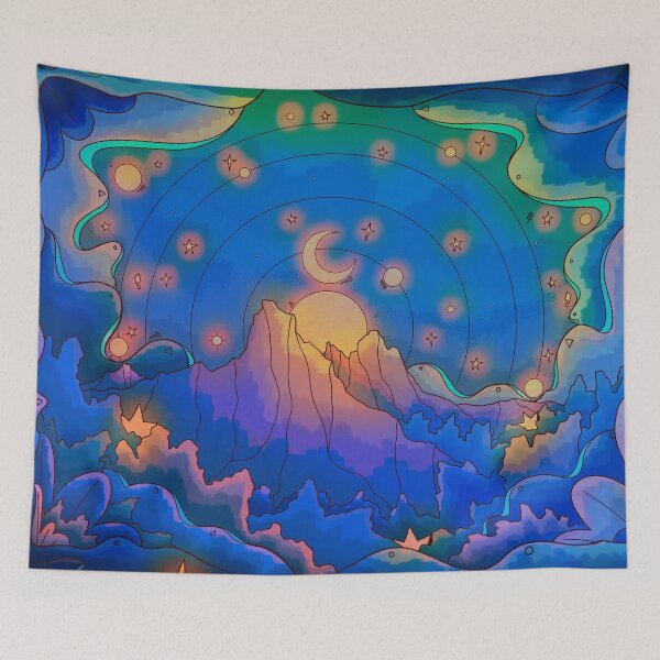 Item preview, Celestial Mountain designed and sold by Swadeillustrations.
