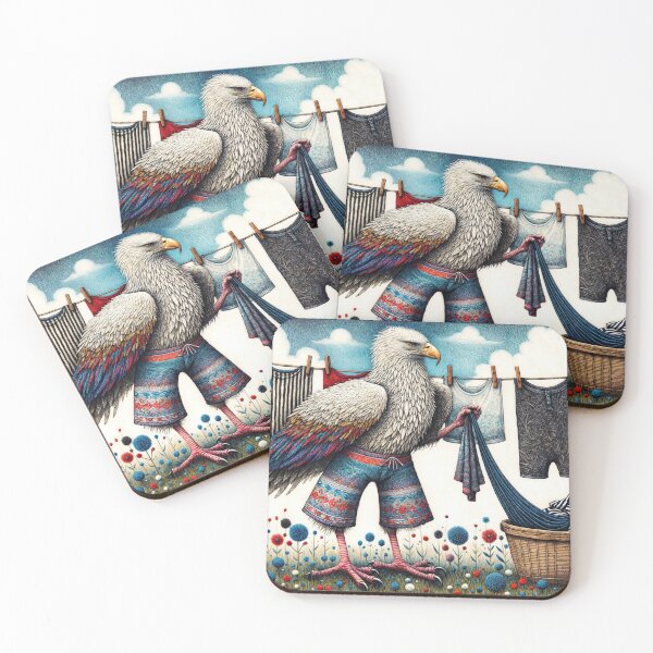 Item preview, Eagle Doing the Washing designed and sold by M-Y-A-R-T-.