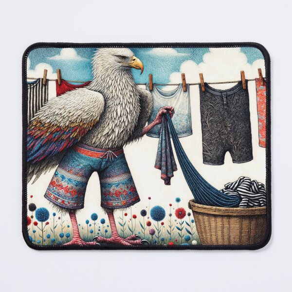 Item preview, Eagle Doing the Washing designed and sold by M-Y-A-R-T-.