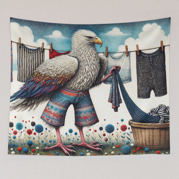 Item preview, Eagle Doing the Washing designed and sold by M-Y-A-R-T-.