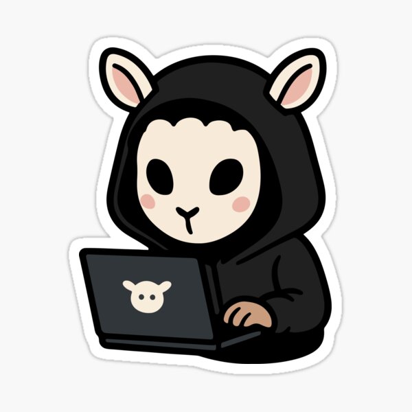 Item preview, MK Chibi Hacker-Aufkleber – Orphan Black Clone Club Fan Art designed and sold by gyenayme.