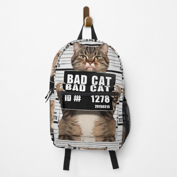Item preview, Bad Cat T-shirts, Bad Cat Mugshot - Funny Cat T-Shirt designed and sold by BeYourself1993.