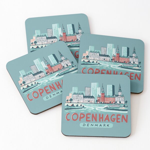 Item preview, Copenhagen Denmark  designed and sold by WanderlustCoCo.