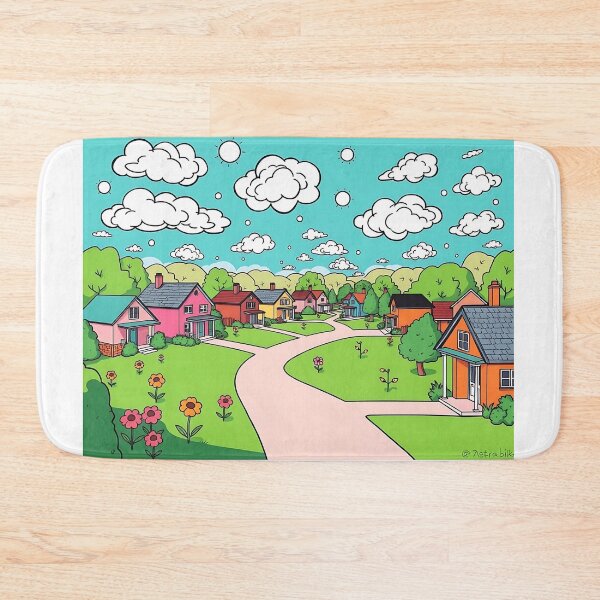 Item preview, Suburbia in Pop Art designed and sold by Zazeyy.