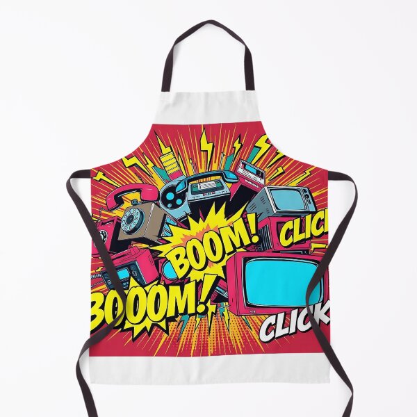 Item preview, Pop Art Retro Tech Explosion designed and sold by Zazeyy.