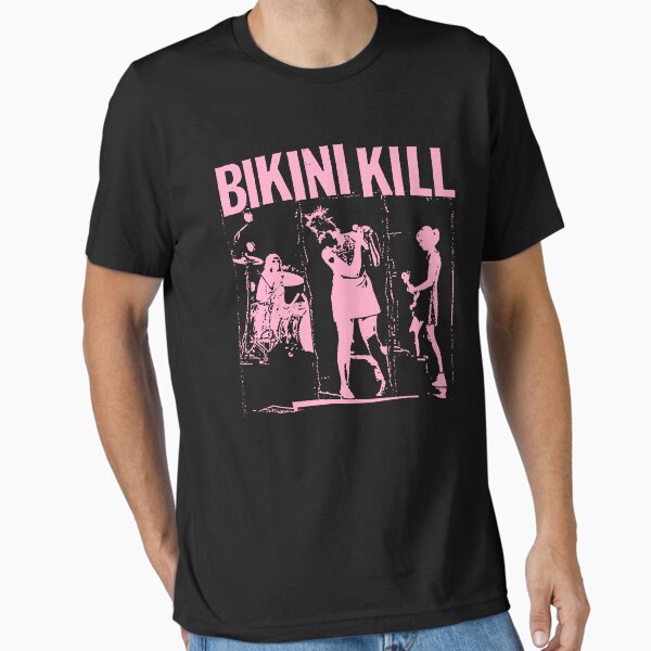 Vista previa del artículo con la obra «Banda de silueta rosa punk de los 90», diseñado y vendido por rasayangsamaa.