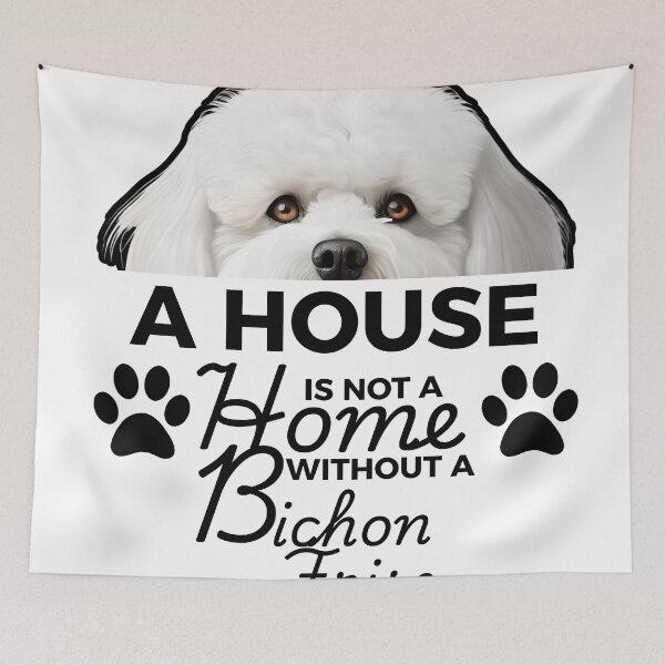 Item preview, Bichon Frisé Ears – A House Is Not a Home Without a Bichon designed and sold by GoodyPaws.
