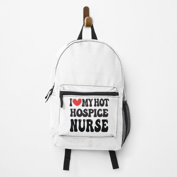 Item preview, I Love My Hot Hospice Nurse Wife I Heart My Girlfriend heart of Valentine's Day Funny Retro Gift designed and sold by CoolCreative.