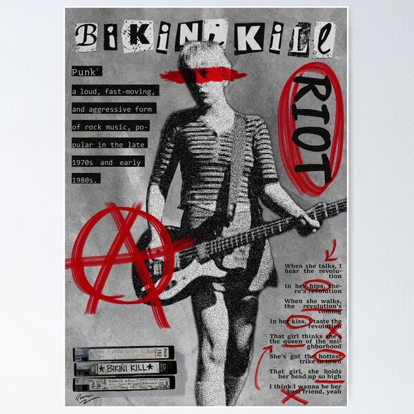 Vista previa del artículo con la obra «Lista de canciones Banda de concierto Punk 90s», diseñado y vendido por rasayangsamaa.