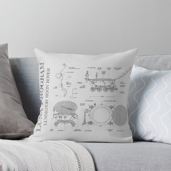 Item preview, Lunokhod Rover. Luna Mission (White Stencil - No Background. Vertical) designed and sold by BGALAXY.
