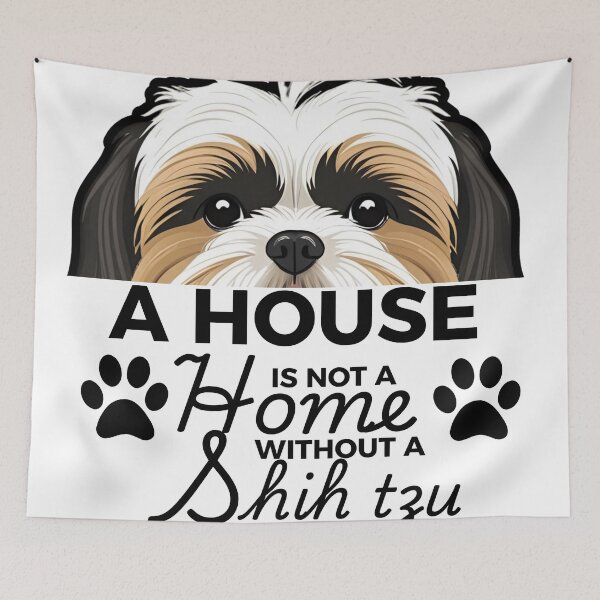 Item preview, Shih Tzu Ears – A House Is Not a Home Without a Shih Tzu designed and sold by GoodyPaws.