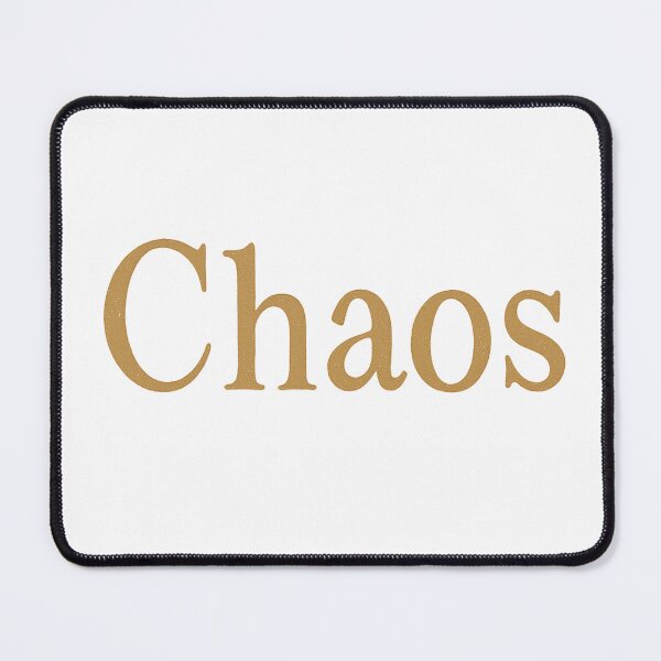 Item preview, Chaos Distressed Typography Tee designed and sold by PastimeMastery.