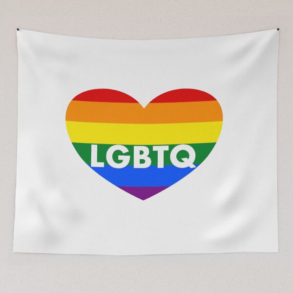 Item preview, LGBTQ Rainbow heart LGBT pride  month designed and sold by Inspirationmotivation.