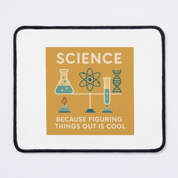 Item preview, Science – Because Figuring Things Out Is Cool | Lab Equipment Flat Design for Science Lovers designed and sold by DJCApparel.
