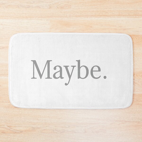 Item preview, Maybe. Minimal Statement Tee designed and sold by PastimeMastery.
