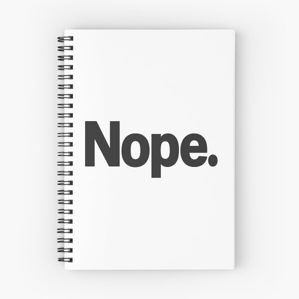 Item preview, Nope. Bold Attitude Tee designed and sold by PastimeMastery.
