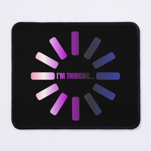 Item preview, I'm Thinking, Genderfluid pride flag graphic, Pride Loading Graphic, Gay Pride Festival, Gay Festival, Love is love, Pride, Funny, Rainbow Pride, Humor, Pride Humor, Pride Funny, designed and sold by PrideBeProud.