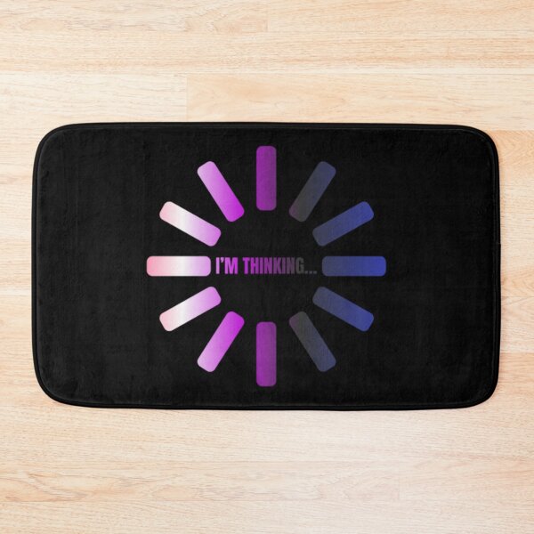 Item preview, I'm Thinking, Genderfluid pride flag graphic, Pride Loading Graphic, Gay Pride Festival, Gay Festival, Love is love, Pride, Funny, Rainbow Pride,  Humor, Pride Humor, Pride Funny,  designed and sold by PrideBeProud.